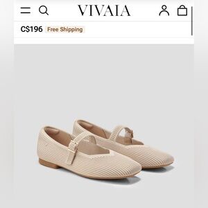 VIVAIA Almond Women's Flats (8.5 Wide)